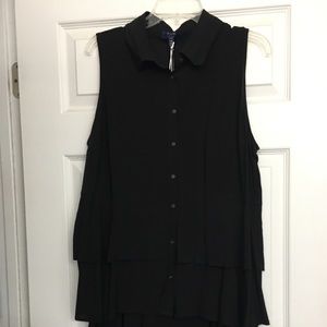 Tapered ruffle layers